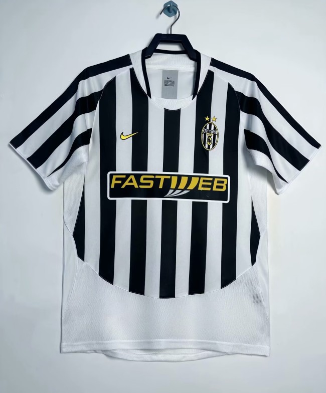 2003-2004 JUV Home Retro Soccer Jersey