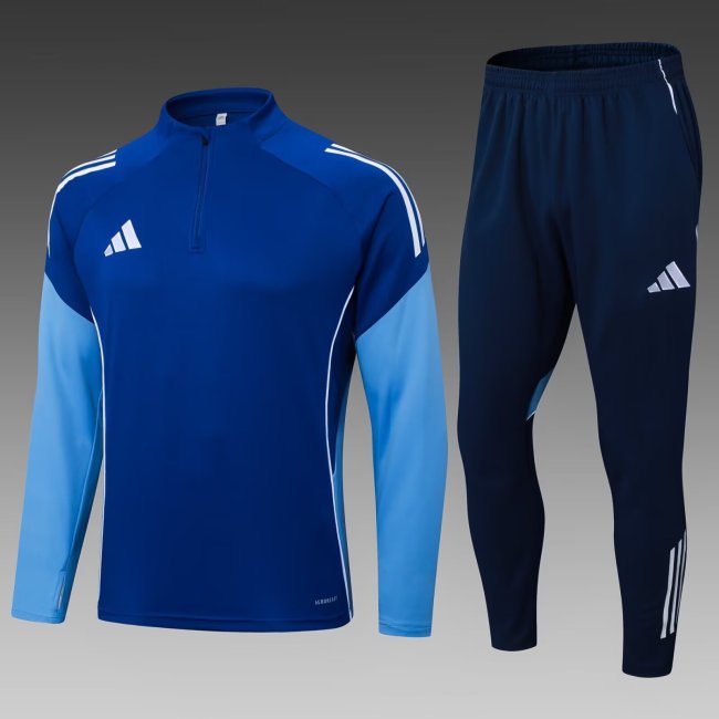2025 NK Blue Half Pull Tracksuit