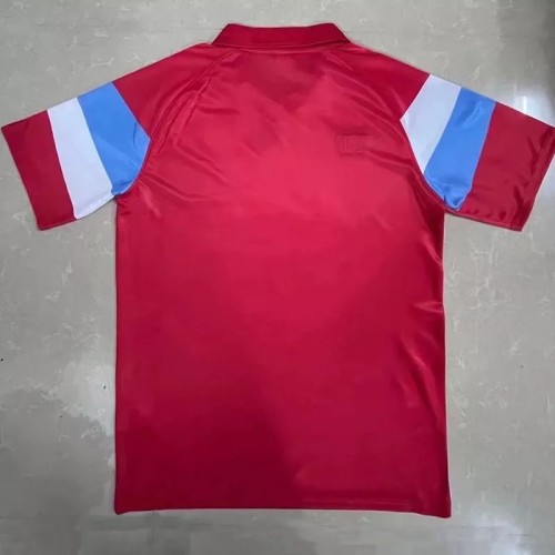 1988-1989 Napoli Away Red Retro Soccer Jersey