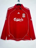 2006-2008 LIV Home Long Sleeve Retro Soccer Jersey