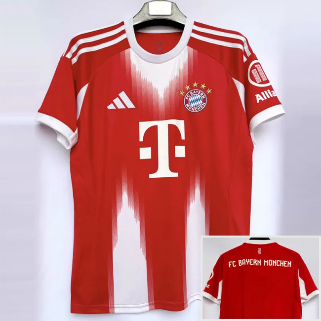 25-26 Bayern Home Fans Soccer Jersey