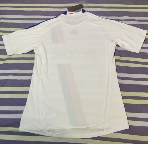 2010-2011 Lyon Home Retro Soccer Jersey