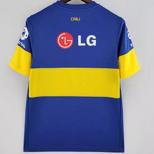 2011-2012 Boca Juniors Home Retro Soccer Jersey