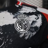25-26 RMA Black White Special Edition Player Version Soccer Jersey