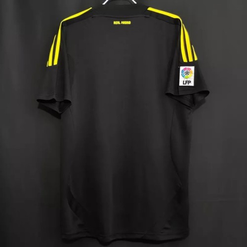 2011-2012 RMA Black GoalKeeper Retro Soccer Jersey