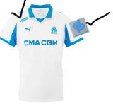 25-26 Marseille Home Player Version Soccer Jersey
