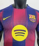 25-26 BAR Home Player Version Soccer Jersey