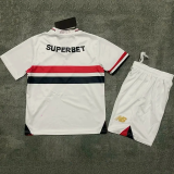 25-26 Sao Paulo Home Kids Soccer Jersey