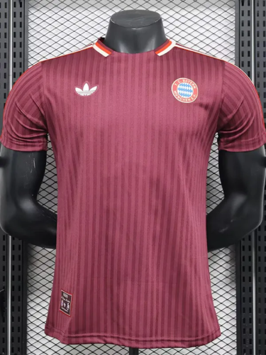 25-26 Bayern Maroon Red Special Edition Player Version Soccer Jersey