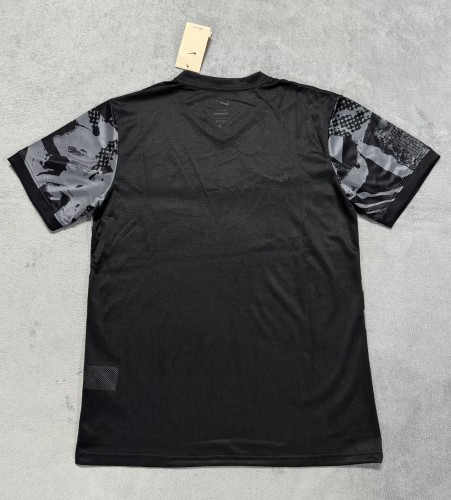 25-26 Sporting Lisbon Black Gray Fans Soccer Jersey 1:1 Thai Quality