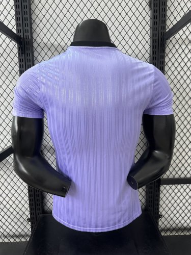 2025 AD Casual Purple Player Version Training shirts *三叶草