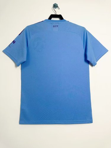 2019-2020 Man City Home Retro Soccer Jersey
