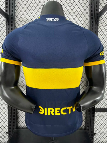 25-26 Boca Juniors Home Player Version Soccer Jersey