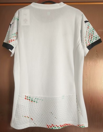 25-26  Portugal Away Women Fans Version Soccer Jersey