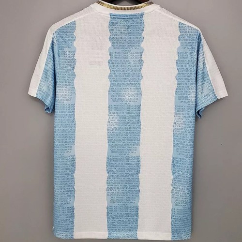 21-22 Argentina Home Maradona Commemorative Edition Soccer Jersey