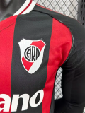 25-26 River Plate Away Long Sleeve Player Version Soccer Jersey (长袖球员) 1:1 Thai Quality