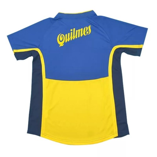 2001 Boca Juniors Home Retro Soccer Jersey