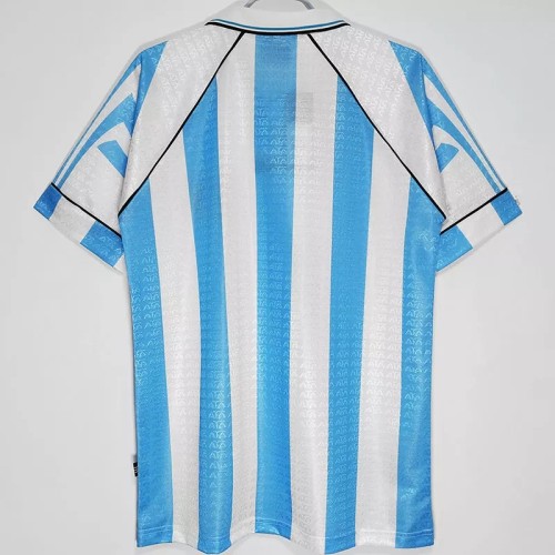 1996-1997 Argentina Home Retro Soccer Jersey