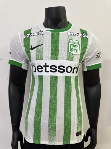 25-26 Atletico Nacional Home Player Version Soccer Jersey