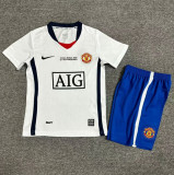 2008-2009 Man Utd Away Retro Kids Soccer Jersey