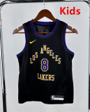 2024 LAKERS BRYANT #8Top Quality Hot Pressing Kids NBA Jersey