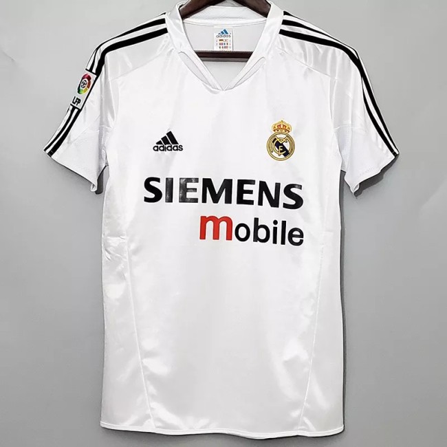 2004-2005 RMA Home Retro Soccer Jersey