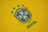 2000 Brazil Home Yellow Retro Soccer Jersey