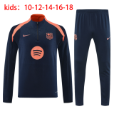 25-26 BAR High Quality Kids Half Pull Tracksuit