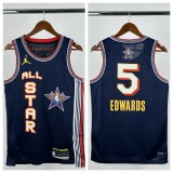2025 ALL-STAR EDWARDS #5 Top Quality Hot Pressing NBA Jersey