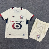 25-26 Lille Away Kids Soccer Jersey 1:1 Thai Quality