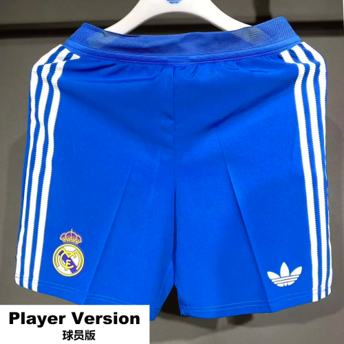 25-26 RMA Third Player Version Shorts Pants (High Quality)(球员短裤)