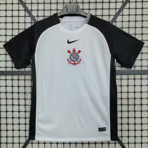 25-26 Corinthians Home Fans Soccer Jersey