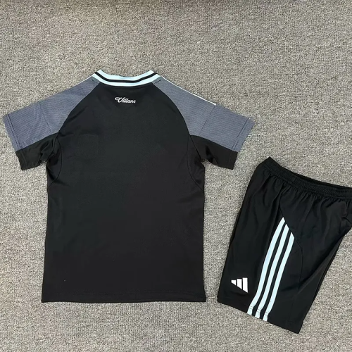 25-26 Aston Villa Away Kids Soccer Jersey