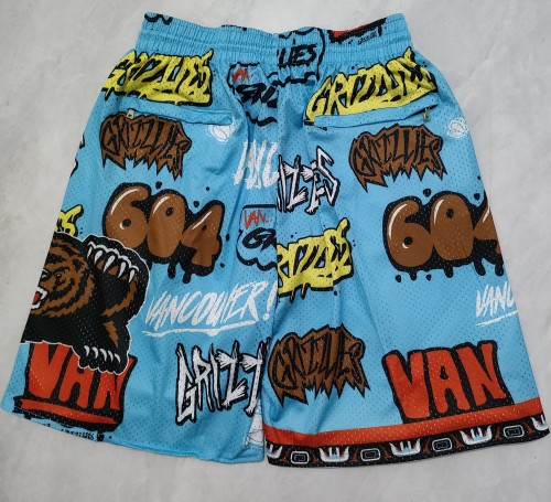 2024 GRIZZLIES Embroidery Top Quality NBA Pants