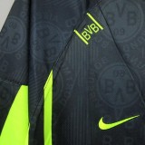 1996-1997 Dortmund Away Black Retro Soccer Jersey