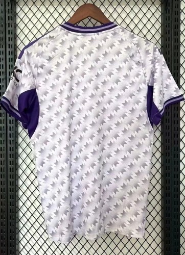 25-26 Man Utd White Purple Special Edition Fans Soccer Jersey