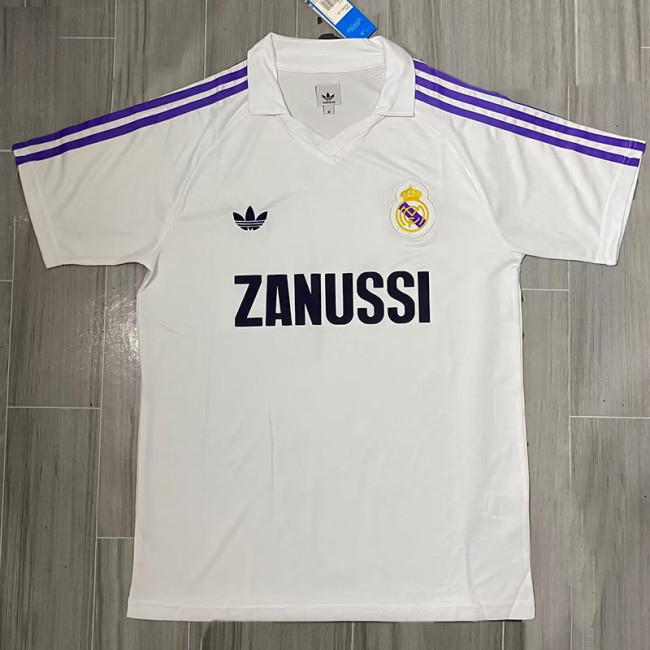 1984-1985 RMA Home Retro Soccer Jersey