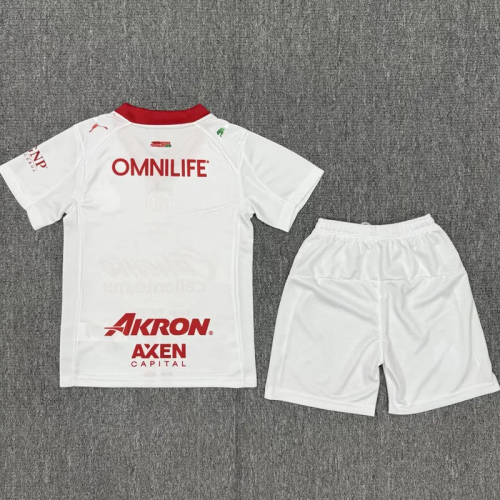 25-26 Chivas Away Kids Soccer Jersey 1:1 Thai Quality