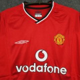 2000-2002 Man Utd Home Retro Soccer Jersey