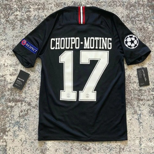 2018-2019 PSG Paris Jordan Black Retro Soccer Jersey