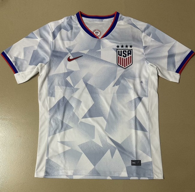 25-26 USA Home Fans Soccer Jersey*带星