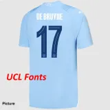 23-24 Man City Home 1:1 Fans Soccer Jersey