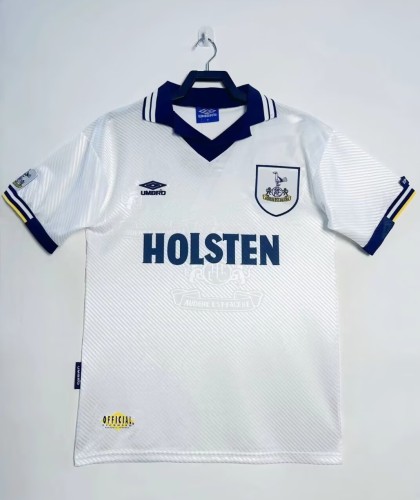 1993-1995 TOT Home White Retro Soccer Jersey
