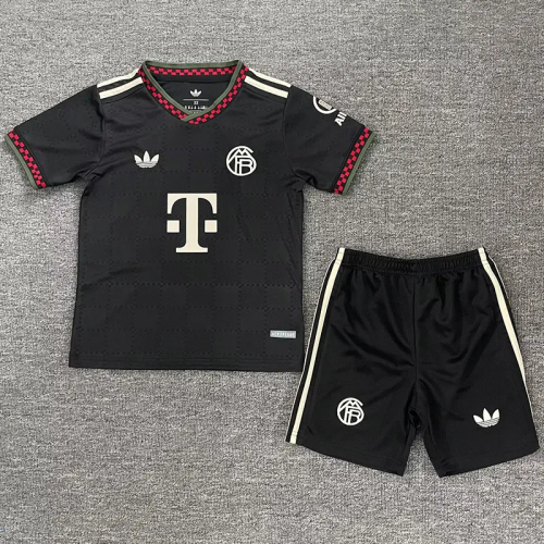 25-26 Bayern Third Kids Soccer Jersey 1:1 Thai Quality