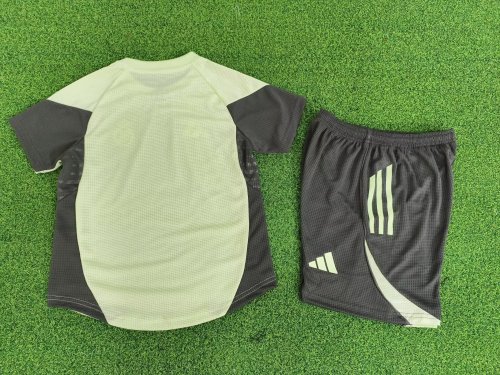 25-26 RMA Light Green Special Edition Kids Player Version Soccer Jersey (球员童装)