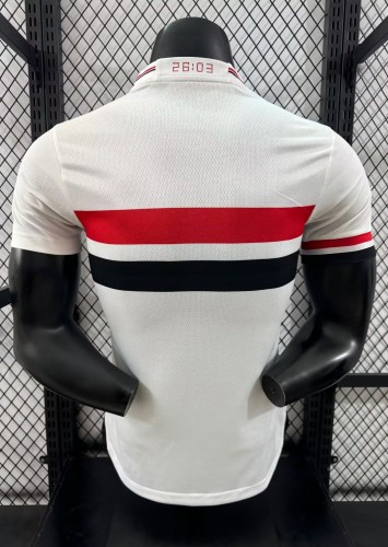 25-26 Sao Paulo Home Player Soccer Jersey