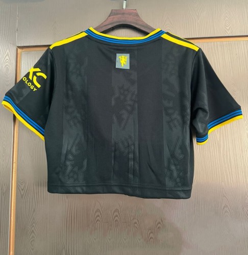 25-26 Man Utd Third Women Crop Top 1:1 Thai Quality(女)