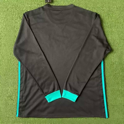 2017-2018 RMA Away Long Sleeve Retro Soccer Jersey