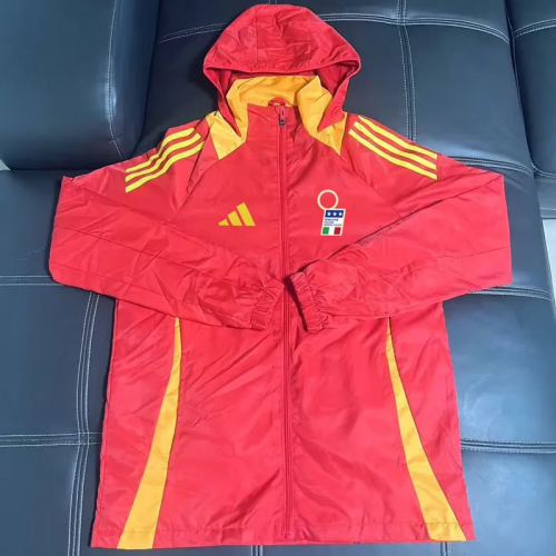 25-26 Italy Red Windbreaker