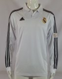 2001-2002 RMA Home Long Sleeve Retro Soccer Jersey